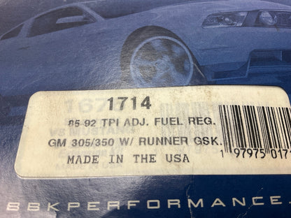 BBK Performance 1714 Adjustable Fuel Pressure Regulator 85-92 GM TPI Engine