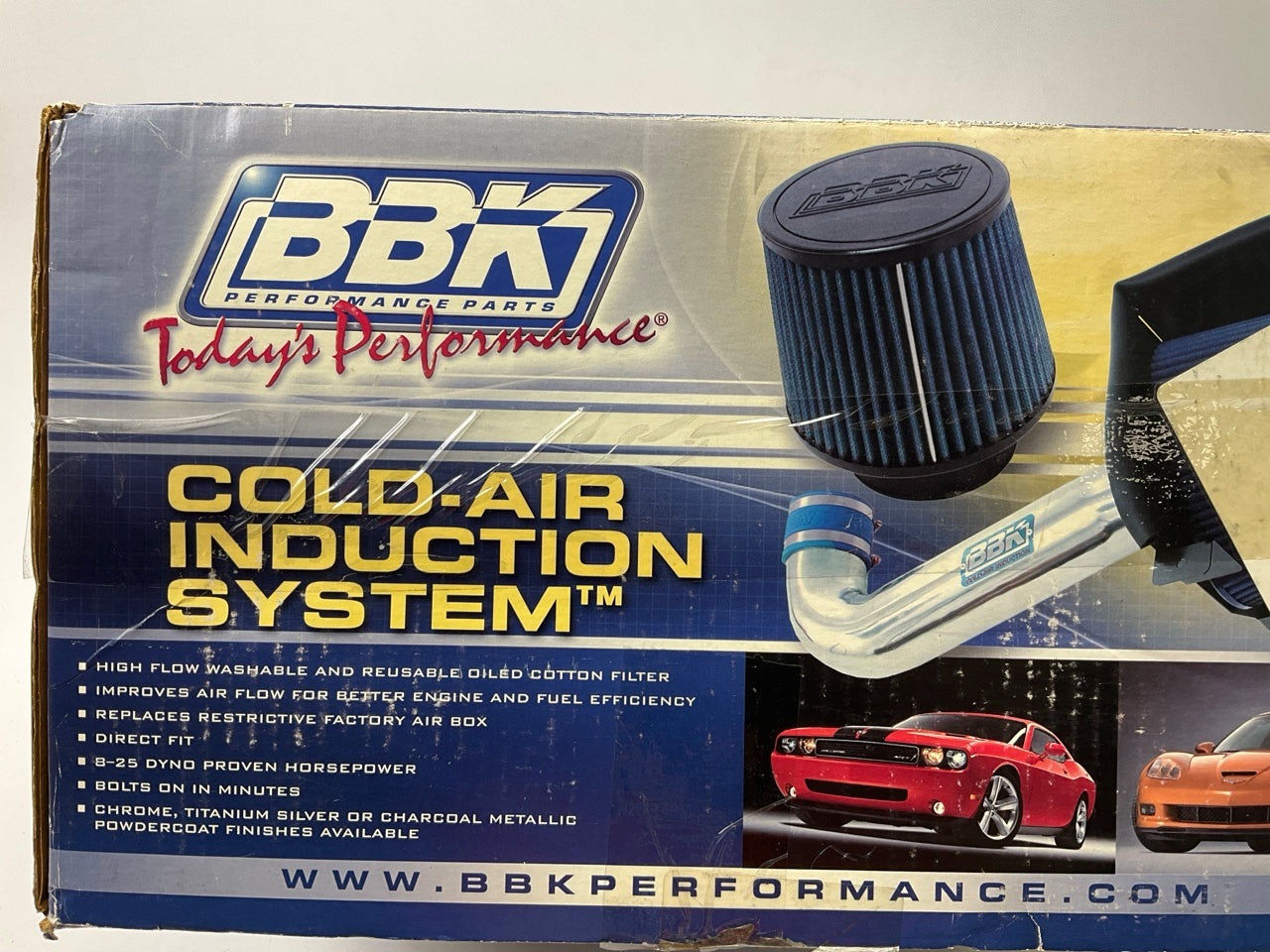 Missing Air Filter - BBK Performance 1718 Cold Air Intake System 96-04 Mustang
