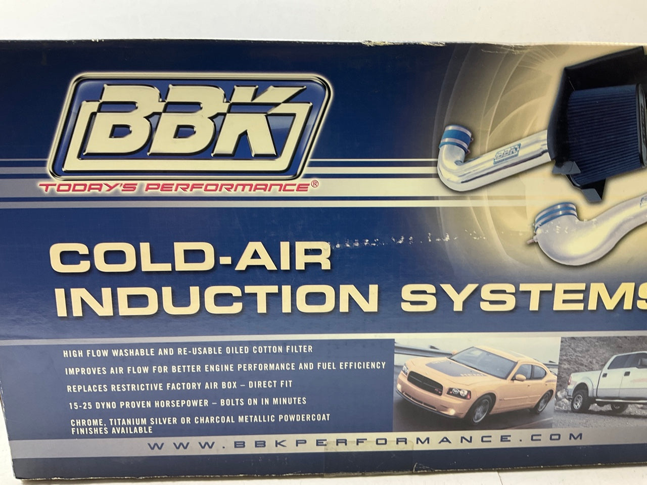 BBK 1737 Cold Air Intake Kit (Chrome Finish) For 2005-2010 Ford Mustang 4.0L V6