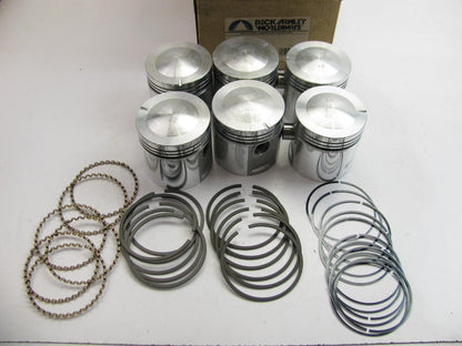 Beck Arnley 012-2416 Engine Piston & Ring Set - Standard 1967-83 Jaguar 4.2L L6