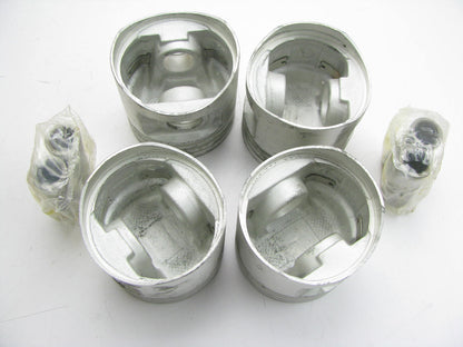 (4) Beck Arnley 012-4807 Standard Size Engine Piston W/ Rings 76-80 VW 1.6L Gas