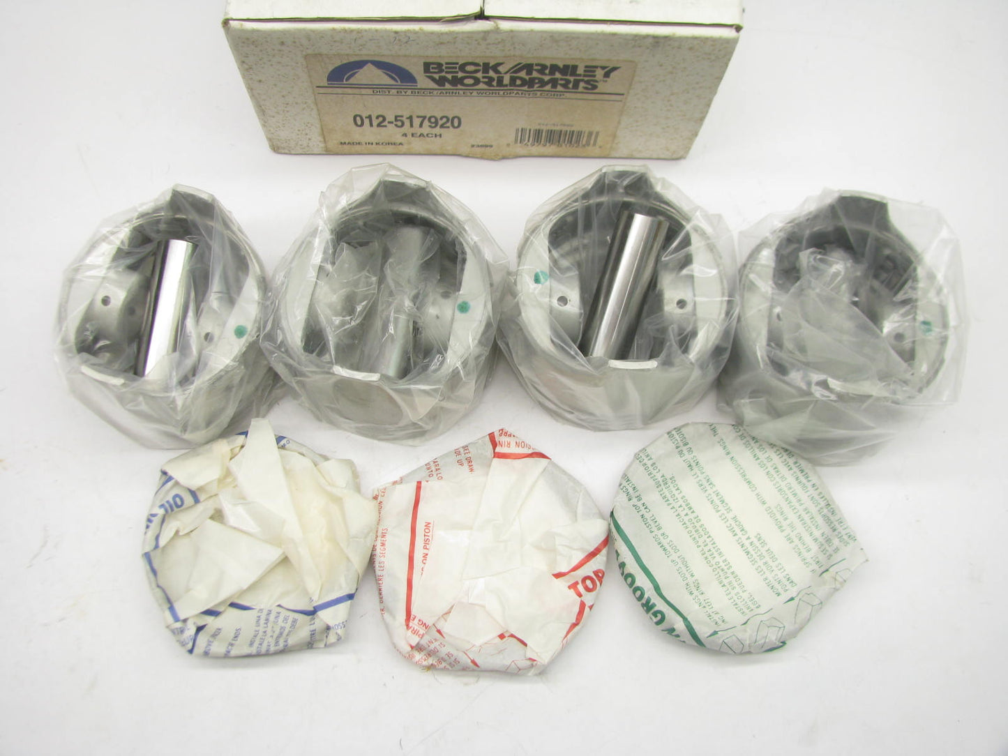 Beck Arnley 012-517920 Engine Piston & Ring Set .020'' 1983-1986 Toyota 2.0L-L4