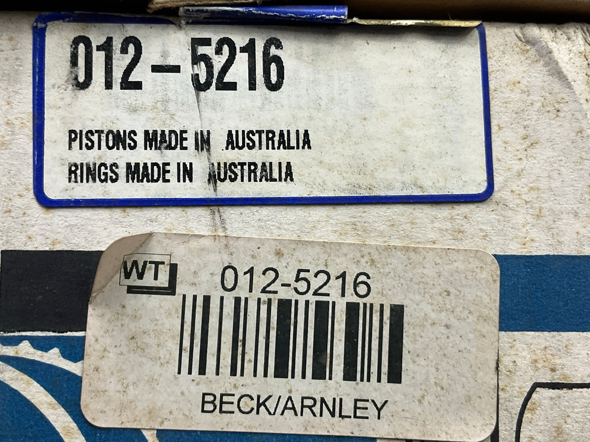 Beck Arnley 012-5216 STD Engine Piston Set With Piston Rings