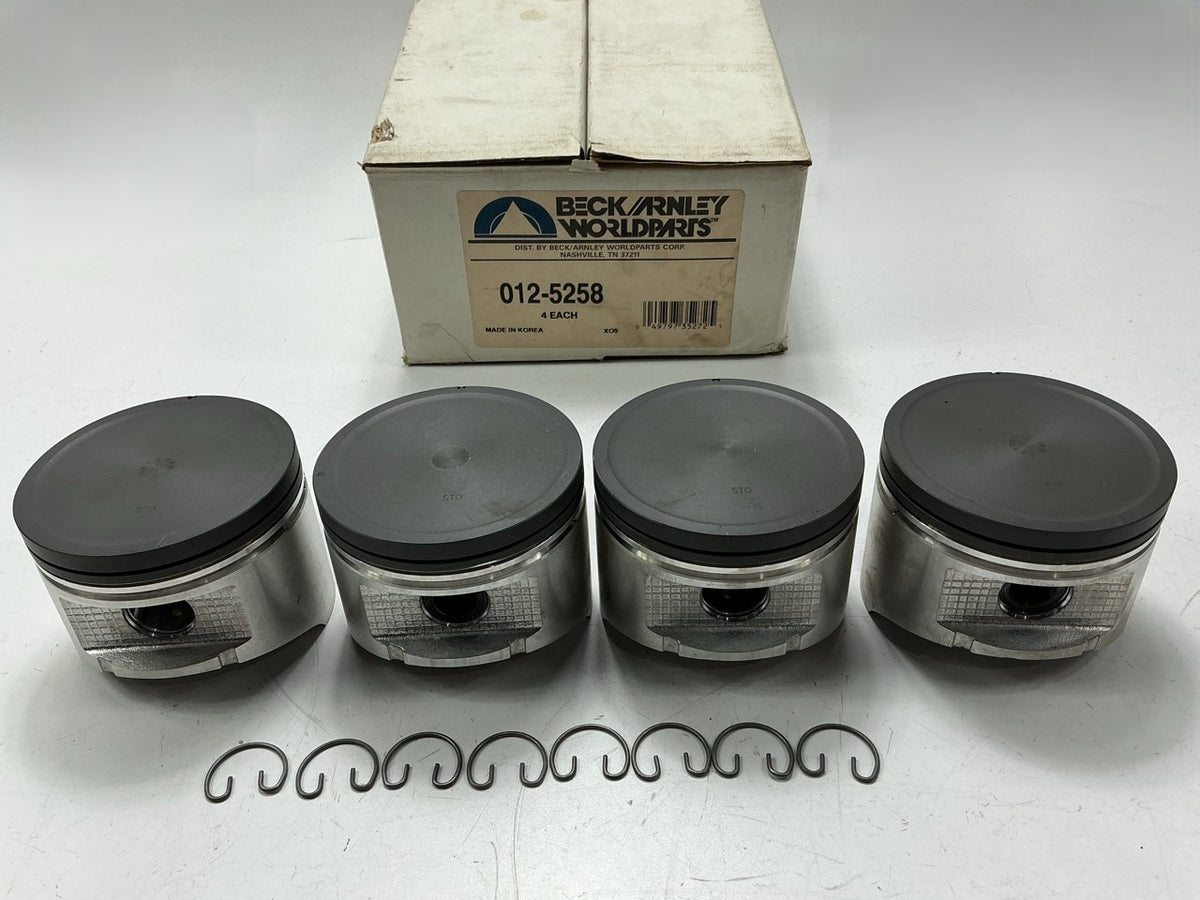 Beck Arnley 012-5258 Engine Piston Set 89-90 240SX, 90 Axxess, 90-92 Stanza