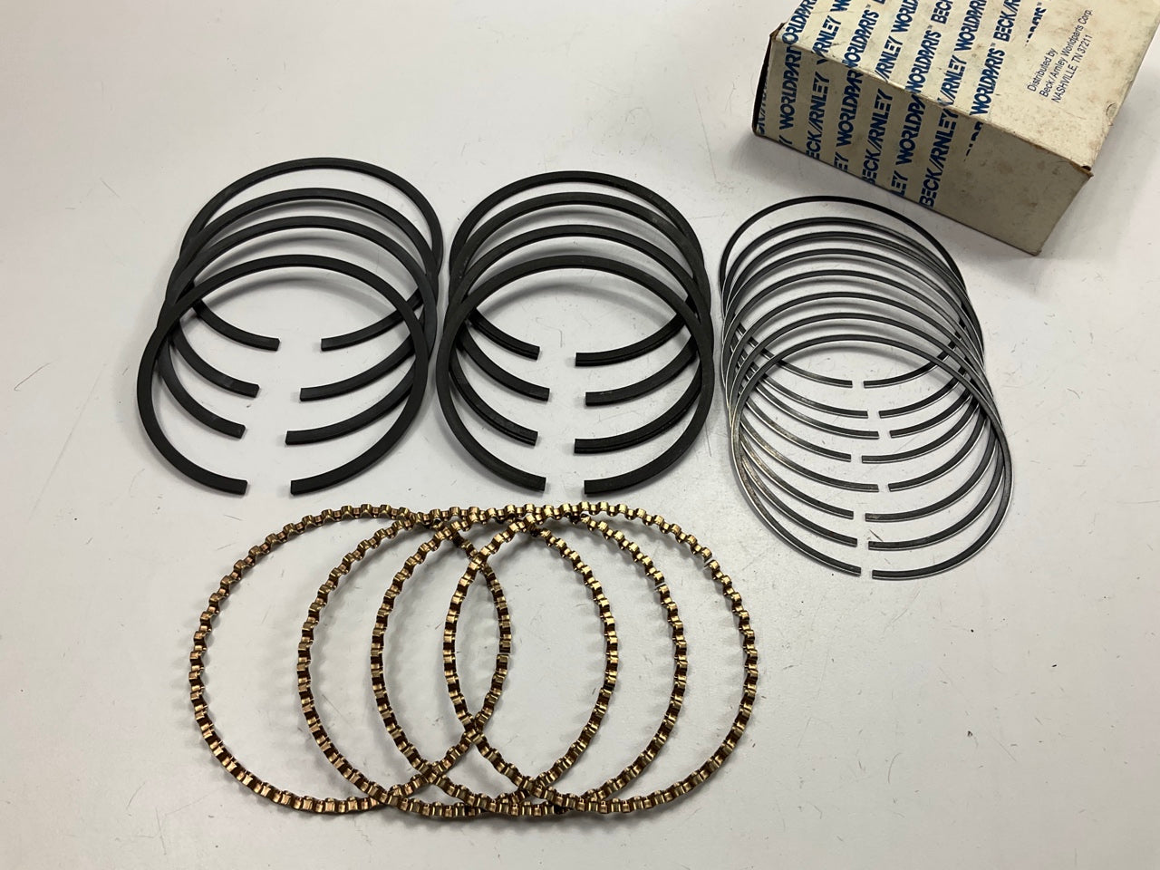 Beck Arnley 013-2860 Standard Size Piston Rings Set - 1972-1980 Toyota 18RC, 20R