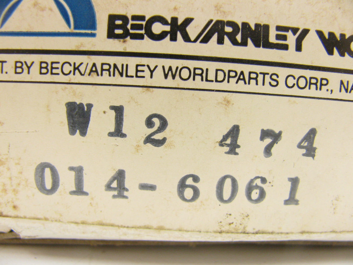 Beck Arnley 014-6061 Main Bearings .75mm Size