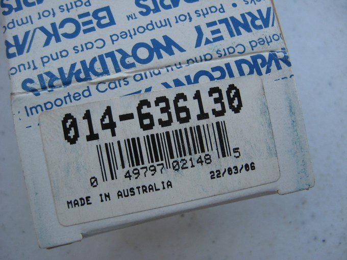 Beck Arnley 014-6361-30 Rod Bearings .030'' 84-97 Toyota 4AF 4AFE 1.5L 1.6L