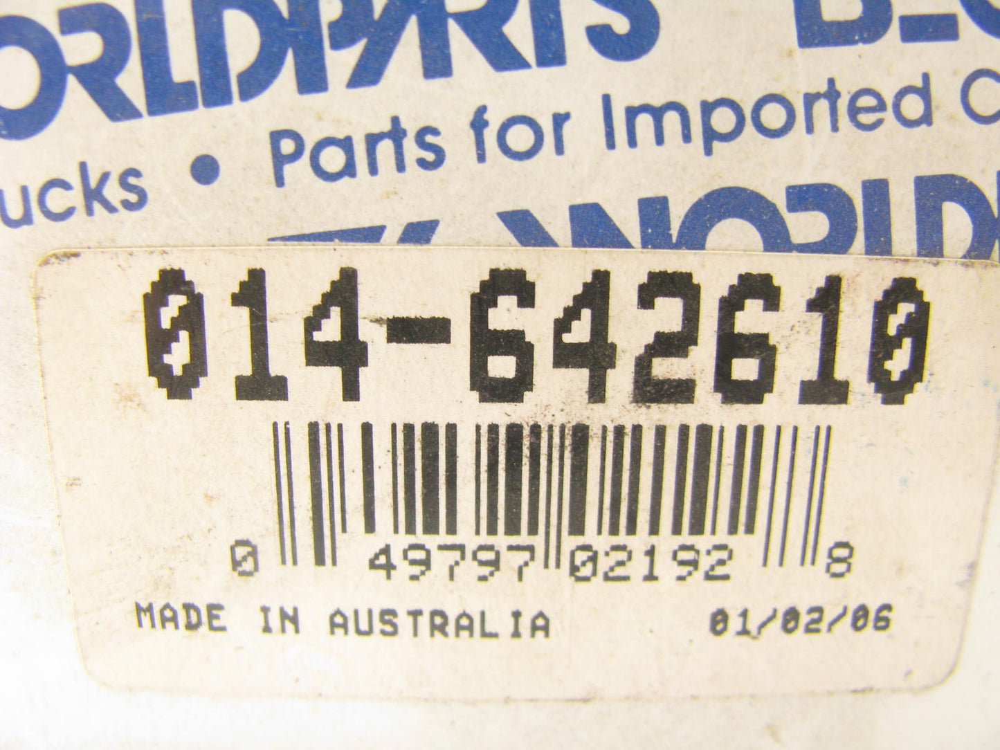 Beck Arnley 014-642610 Engine Main Bearings .010'' 1988-1997 Honda Isuzu 2.6L