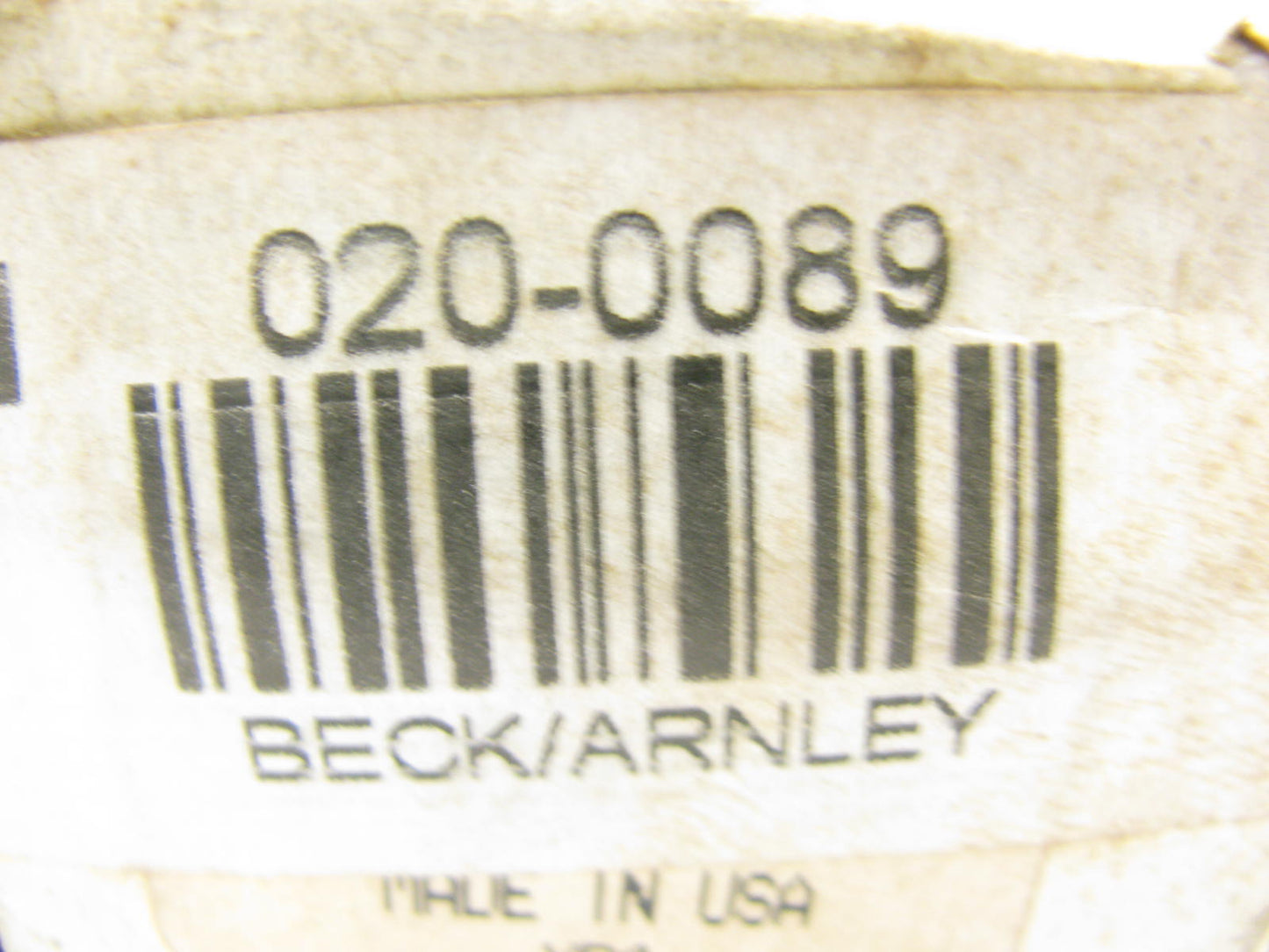 Beck Arnley 020-0089 STOCK Engine Cam Camshaft For 1984-1987 Honda Civic 1.5L-L4
