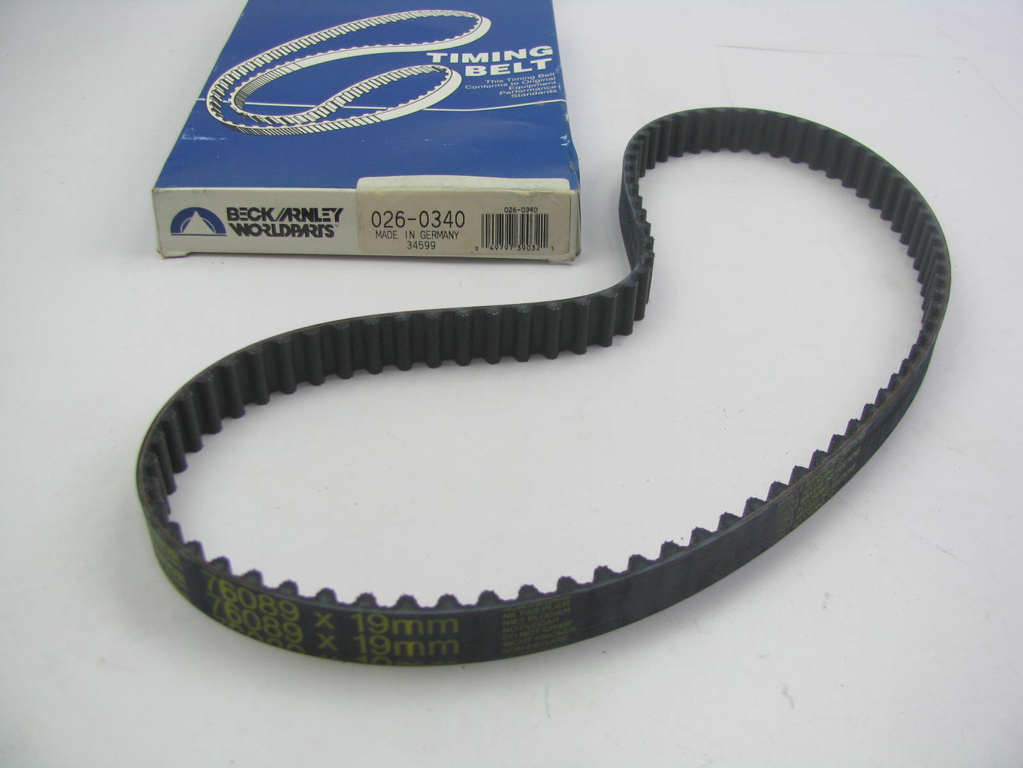 Beck Arnley 026-0340 Engine Timing Belt For1994 Suzuki Swift 1.3L-L4