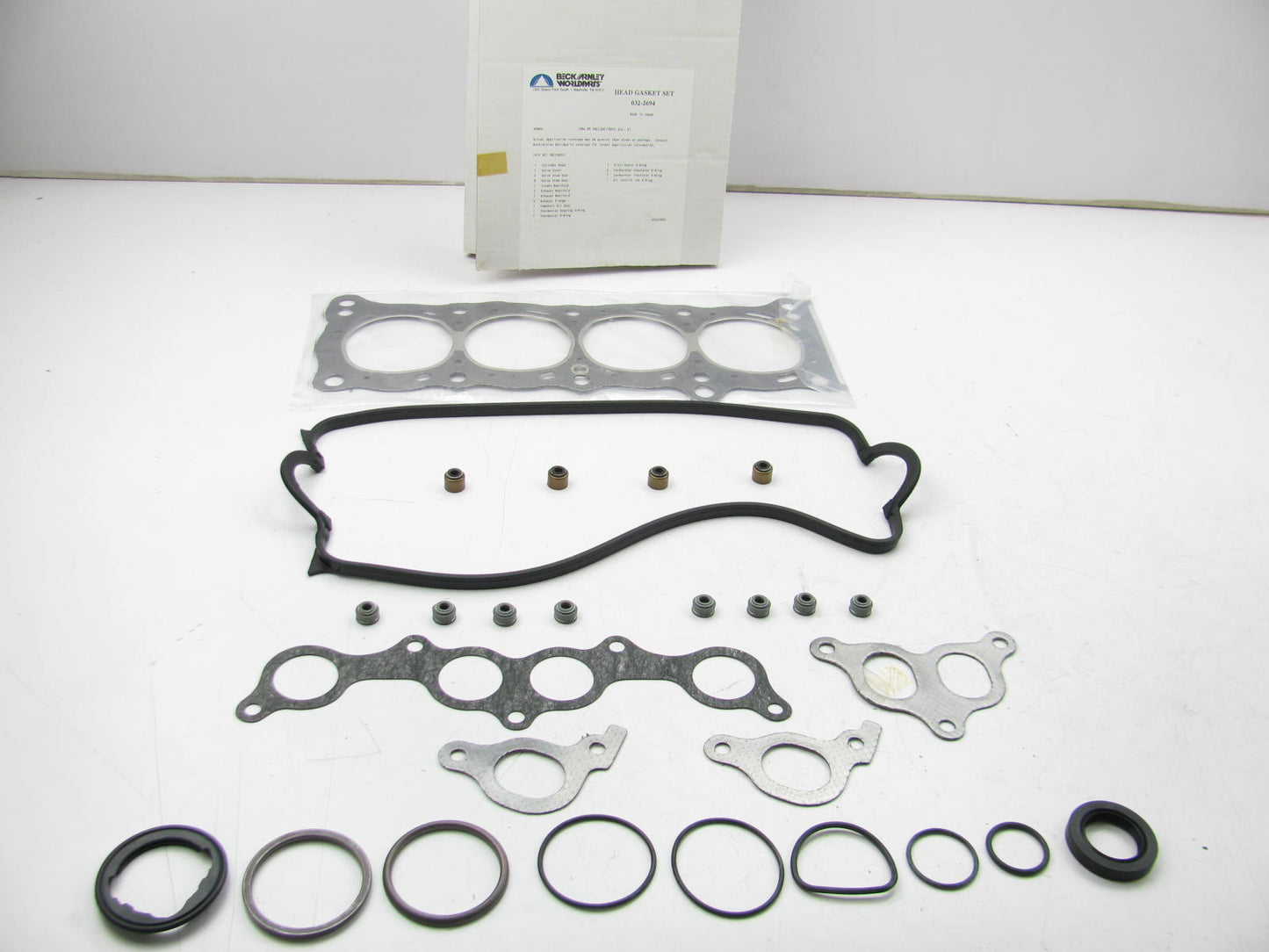 Beck Arnley 032-2694 Cylinder Head Gasket Set For 1984-85 Honda Prelude 1.8L ET2