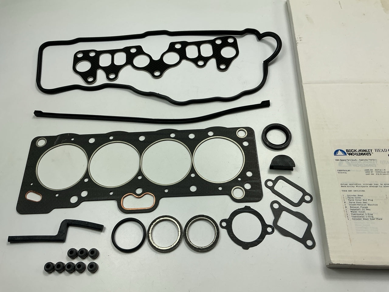Beck Arnley 032-2733 Cylinder Head Gasket Set For 1986-1988 Toyota 4AC 4ALC