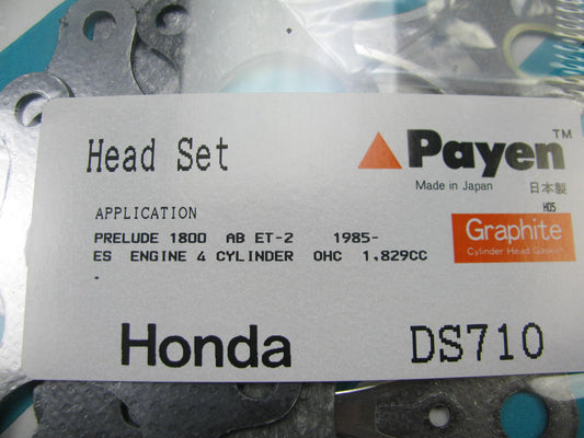 Head Gasket Set Beck Arnley 032-2741 For 1986-1987 Honda Prelude 1.8L