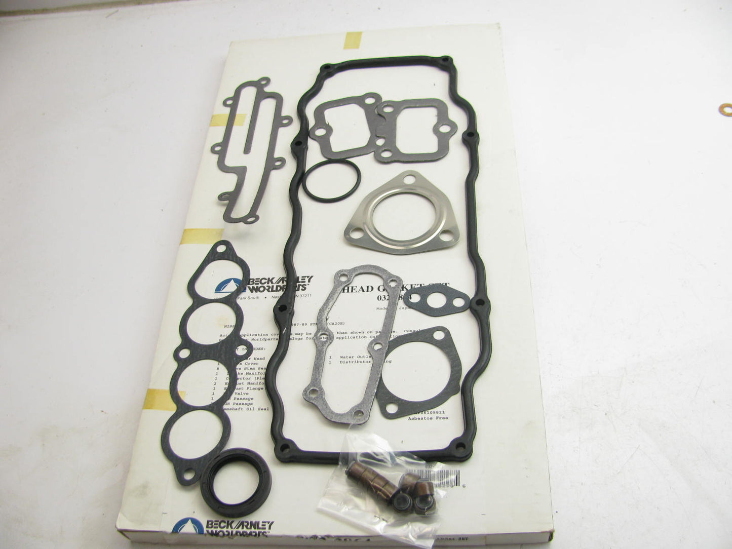 Beck Arnley 032-2864 Cylinder Head Gasket Set For 1986-1989 Nissan Stanza 2.0L