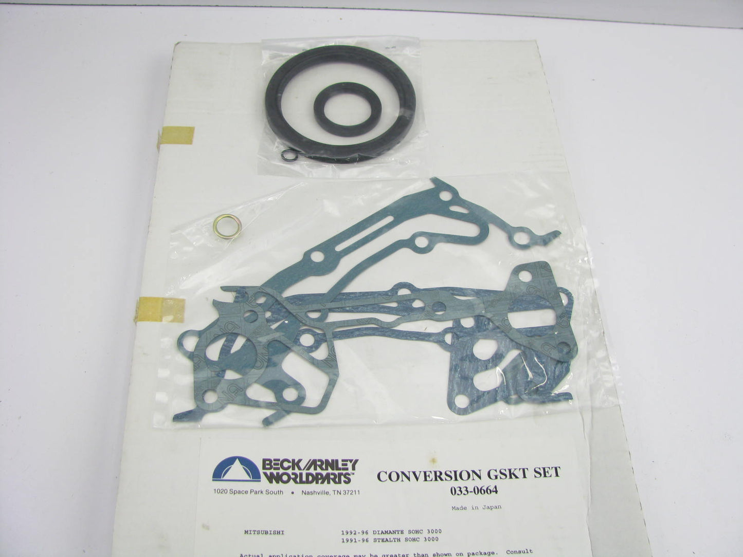 Beck Arnley 033-0664 Conversion Lower Gasket Set For 1991-1996 Mitsubishi 3.0L