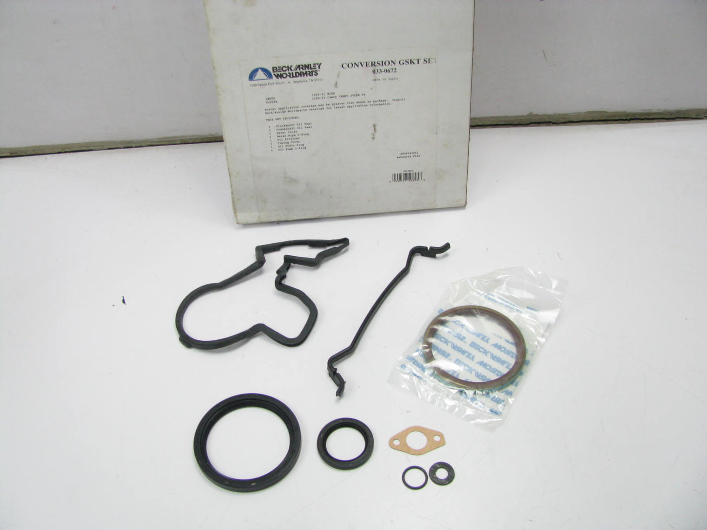 Beck Arnley 033-0672 Conversion Lower Engine Gasket Set 1988-1991 Toyota 2.5L-V6