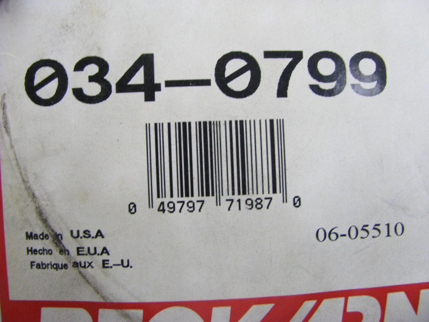 Beck Arnley 034-0799 Engine Oil Pan Gasket For 1994-1997 Mazda B2300 2.3L-L4