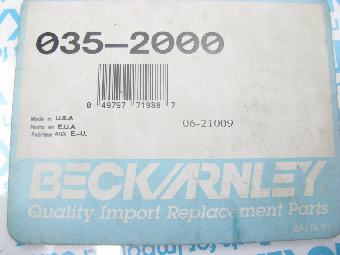 Beck Arnley 035-2000 Cylinder Head Gasket for 1997-2000 Isuzu Hombre 4.3L-V6