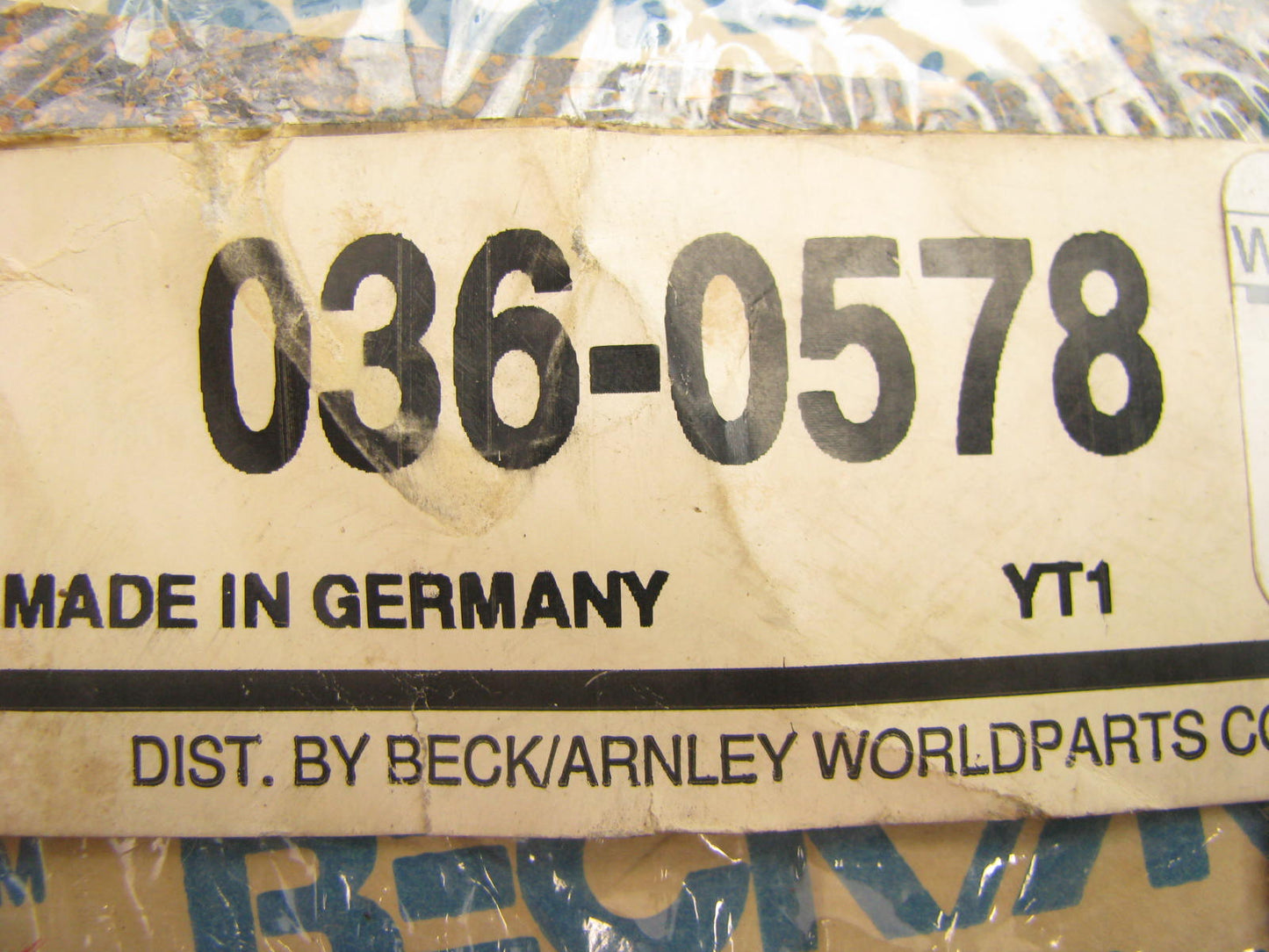 Beck Arnley 036-0578 Engine Valve Cover Gasket 1958-1967 Porsche 1.6L