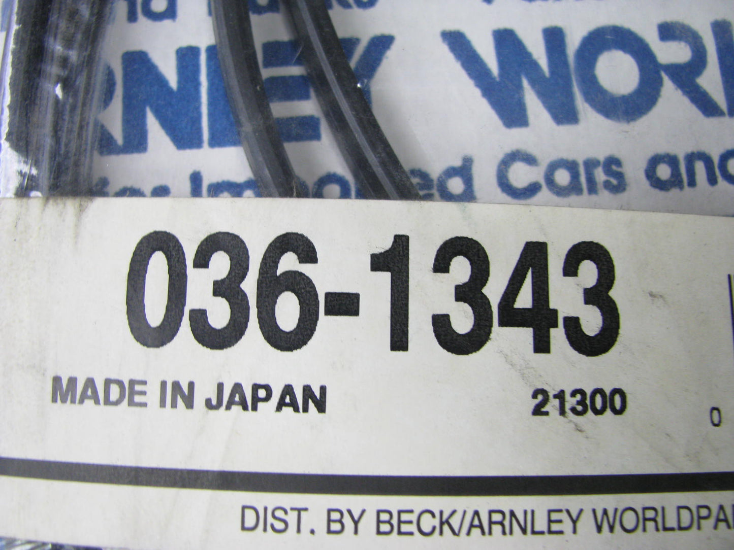 Beck Arnley 036-1343 Valve Cover Gasket For 1987-1989 Nissan Pulsar NX 1.6L 1.8L