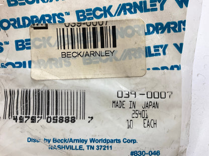 (10) Beck Arnley 039-0007 Engine Coolant Thermostat Gasket