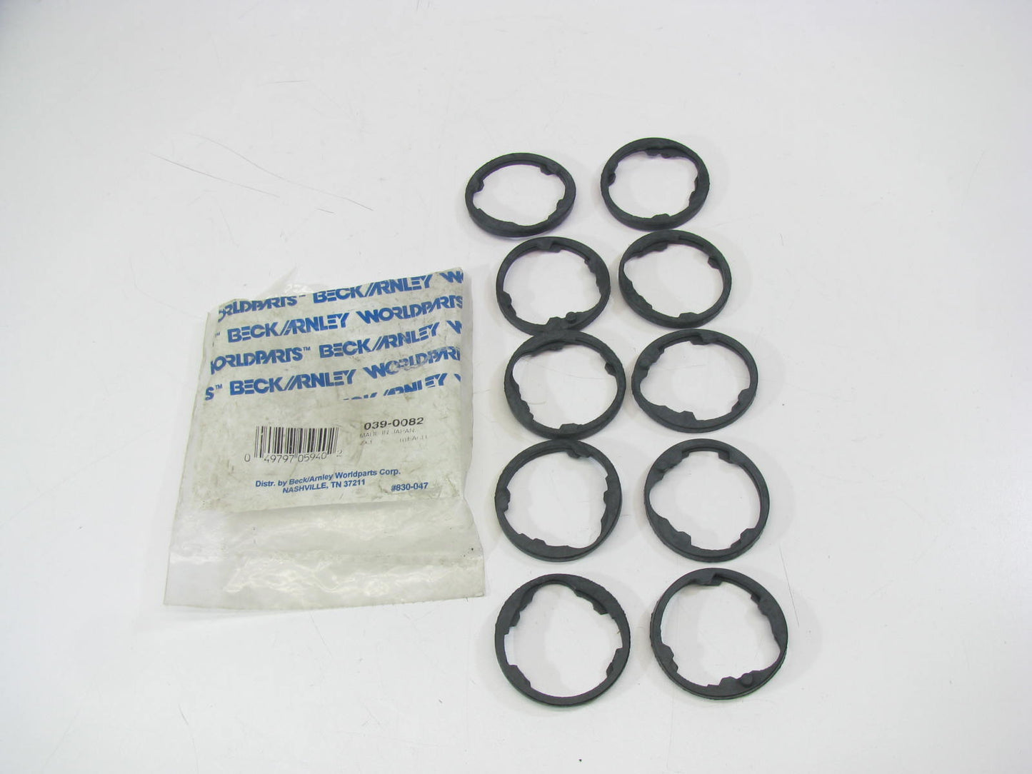 (10) Beck Arnley 039-0082 Coolant Thermostat Gasket 1975-83 Honda 1.3L 1.5L 1.8L