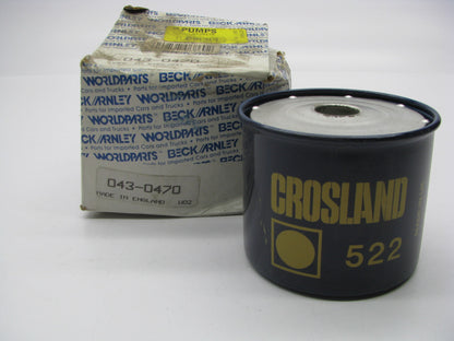 Beck Arnley 043-0470 Fuel Filter For CAV Fuel Systems - CROSLAND 522