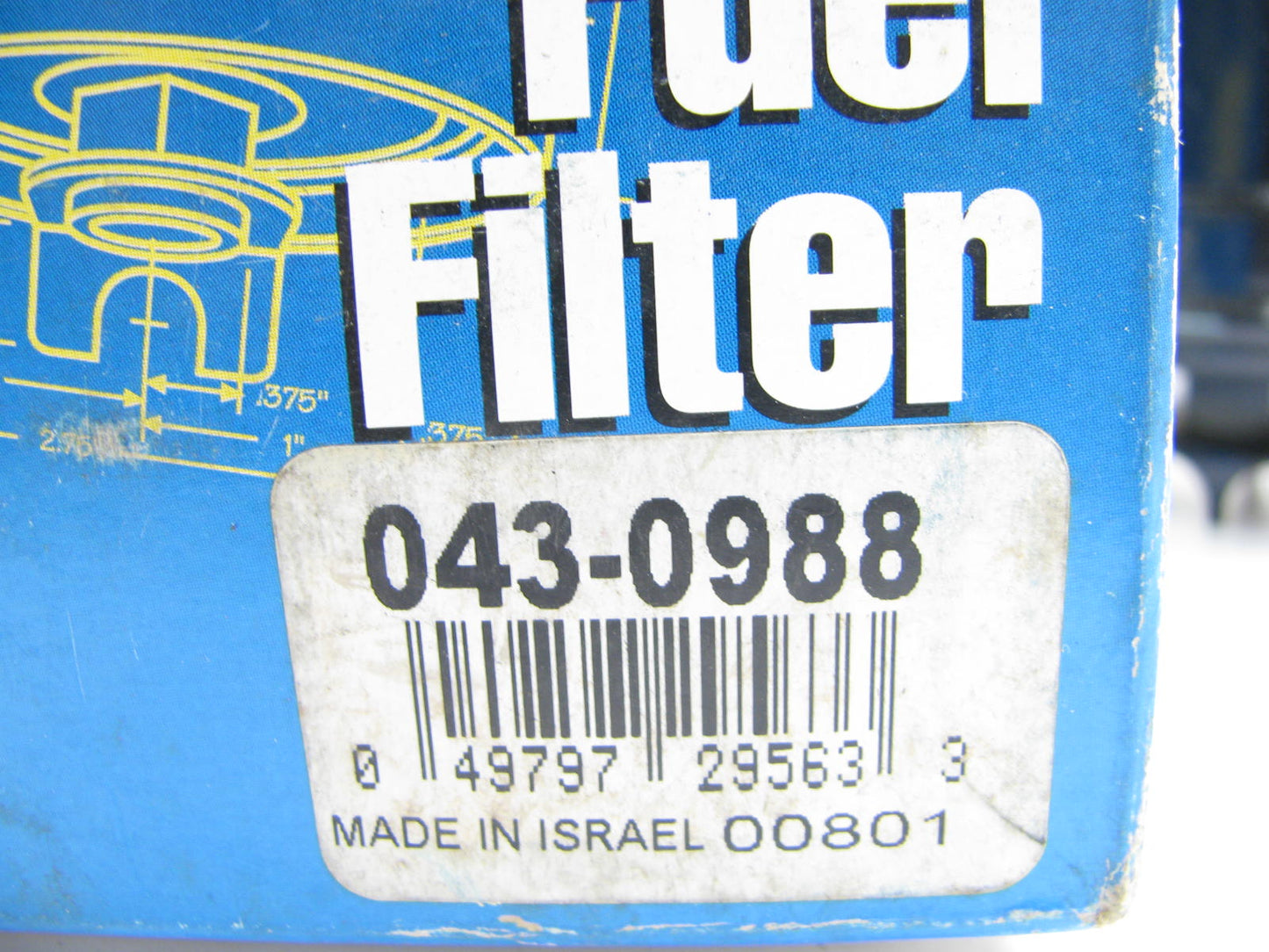 Beck Arnley 043-0988 Fuel Filter Replaces G7196 33500 F55113 G6366 GF242 FF5224
