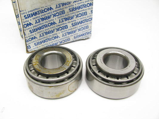 (2) Beck Arnley 051-3541 Wheel Bearing - Front Outer