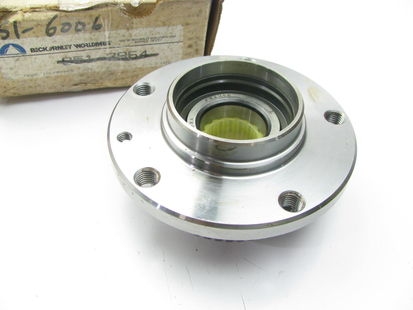 Front Axle Bearing And Hub Assembly Beck/Arnley 051-6006