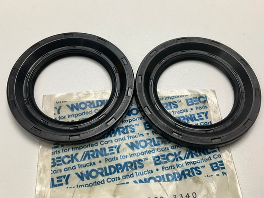 (2) Beck Arnley 052-3340 FRONT Outer Wheel Seal