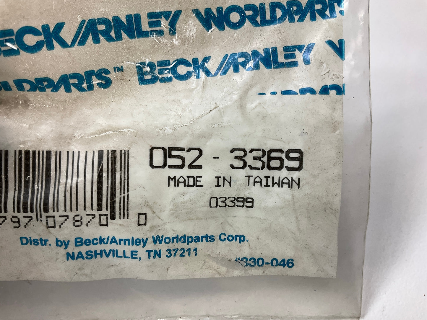(2) Beck Arnley 052-3369 Rear Wheel Seal