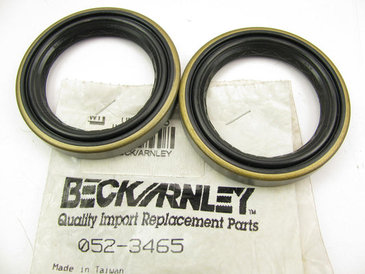 (2) Beck Arnley 052-3465 Wheel Seal - Rear Inner