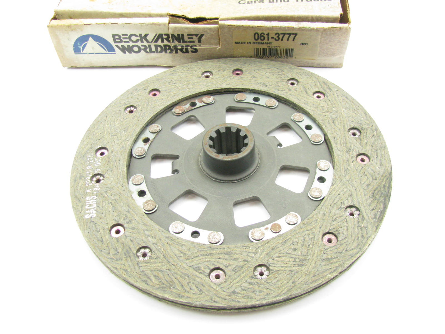 Beck Arnley 061-3777 Clutch Friction Disc for 1989-1993 BMW 535i 3.5L-L6