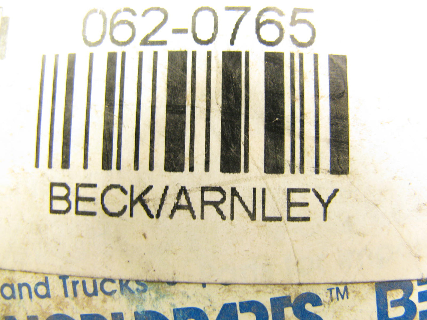 Beck Arnley 062-0765 Manual Transmission Clutch Release Bearing