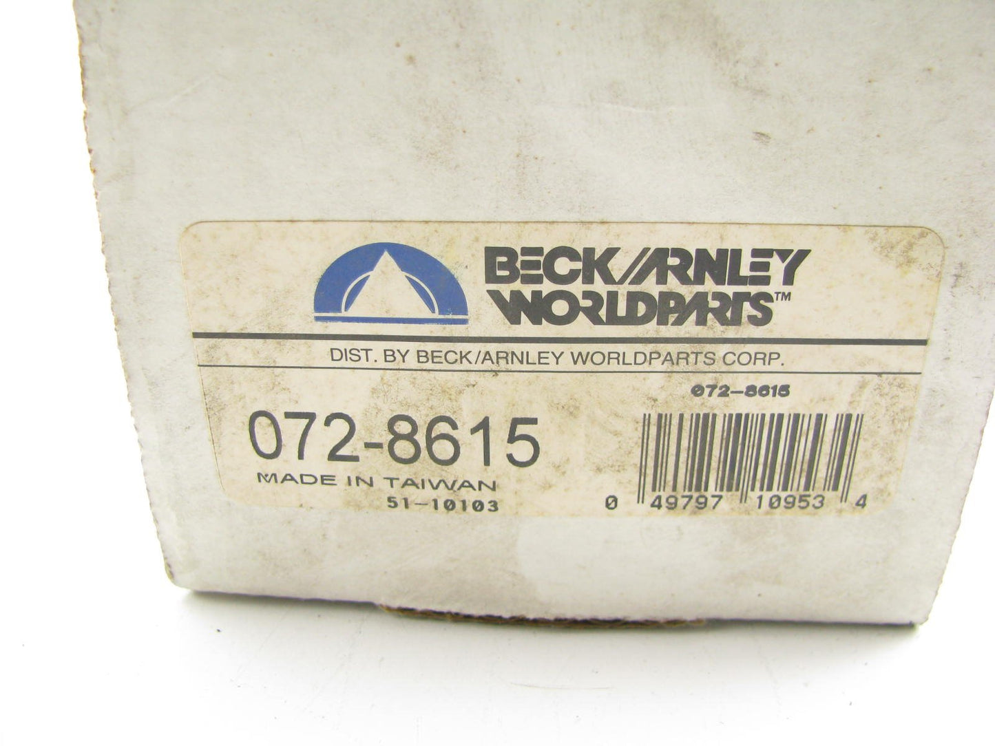 BECK ARNLEY Clutch Master Cylinder For 87-89 Toyota Tercel 1.5L I4 ONLY 072-8615