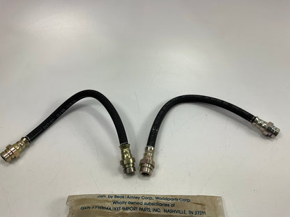 (2) Beck Arnley 073-0366 Front Brake Hose For 1975-1981 Honda Civic