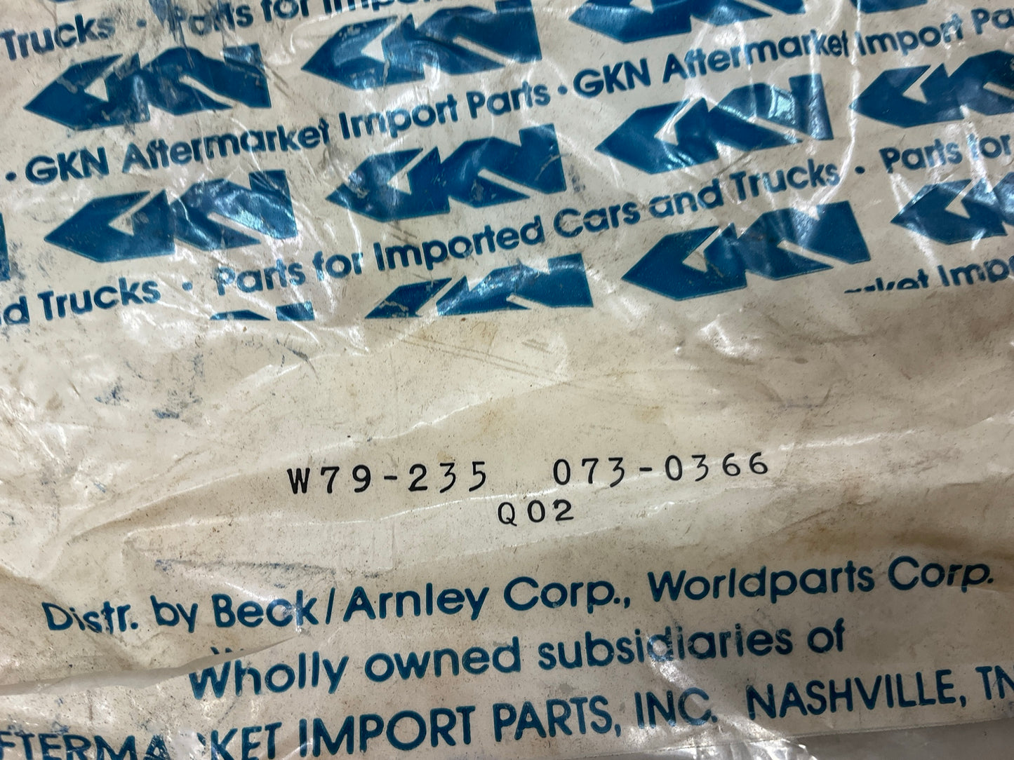 (2) Beck Arnley 073-0366 Front Brake Hose For 1975-1981 Honda Civic