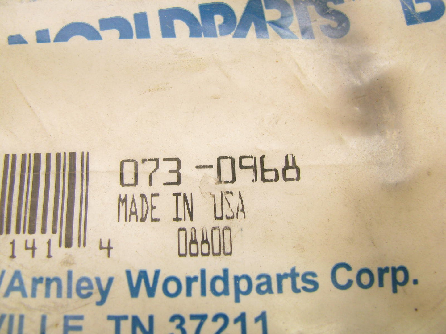 Beck Arnley 073-0968 FRONT Brake Hose 1968-70 VW Beetle, 1967-70 Karmann Ghia