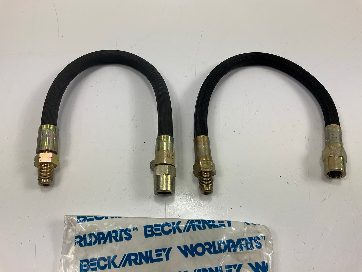 (2) Beck Arnley 073-0970 Front Brake Hoses 1980-1981 VW Jetta, 1980-1984 Rabbit