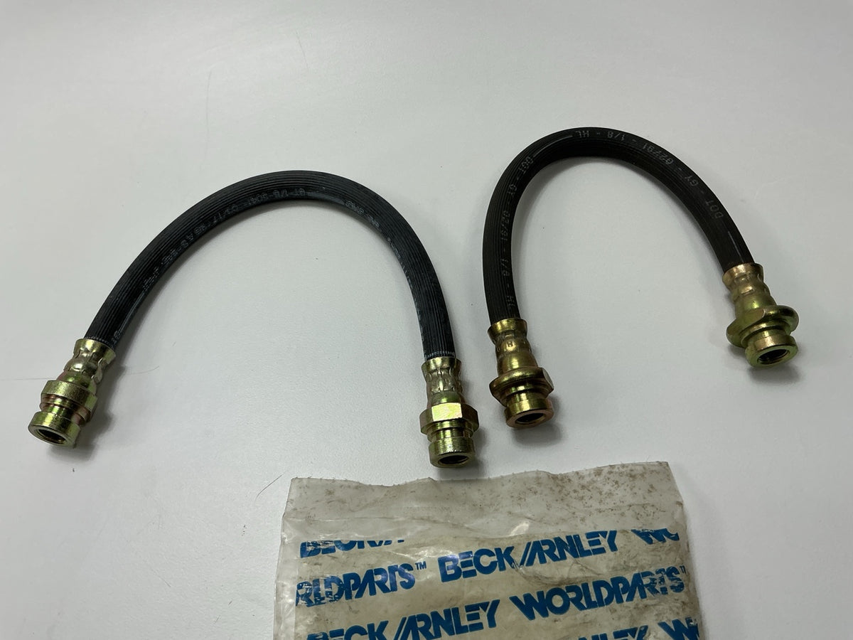 (2) Beck Arnley 073-1231 Rear Brake Hose For 1984-1986 Nissan 200SX, Sprint