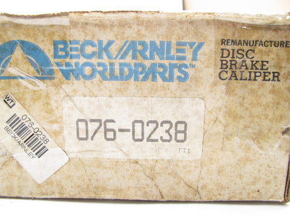 Reman. Beck Arnley 076-0238 Front Right Side Brake Caliper
