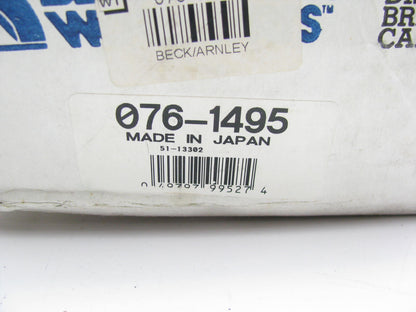 Beck Arnley 076-1495 Remanufactured Disc Brake Caliper - Rear Left