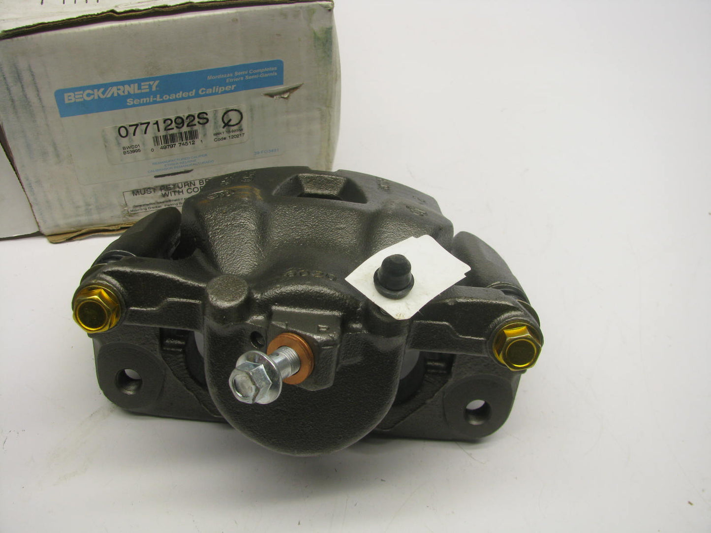 REMAN. Beck Arnley 077-1292S Front Right Brake Caliper - 1998-2004 Toyota Avalon