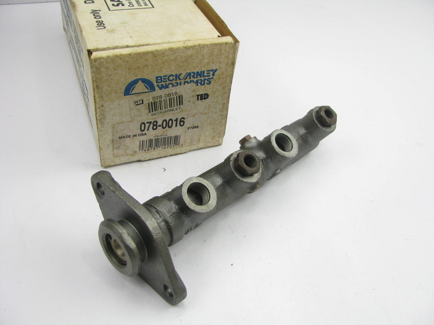 REMAN Beck Arnley 078-0016 Brake Master Cylinder W/ O Reservoir 76-79 Corolla