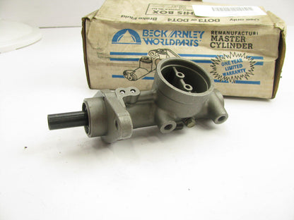 REMAN Beck Arnley 078-0172 Brake Master Cylinder 89-90 Acura Legend W/O ABS