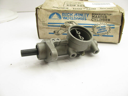 REMAN Beck Arnley 078-0172 Brake Master Cylinder 89-90 Acura Legend W/O ABS