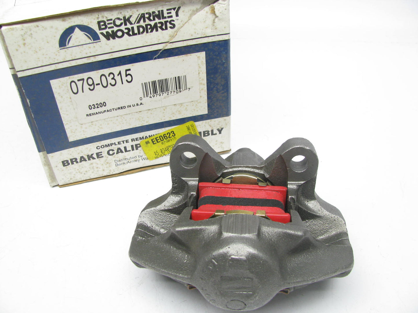 Beck Arnley 079-0315 Reman Rear Left Brake Caliper 1974-1978 Mercedes-Benz 230