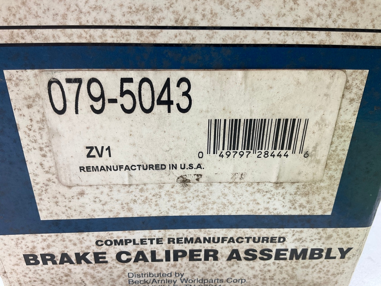 REMAN. Beck Arnley 079-5043 Front Left Brake Caliper For 1988-1990 Eagle Premier
