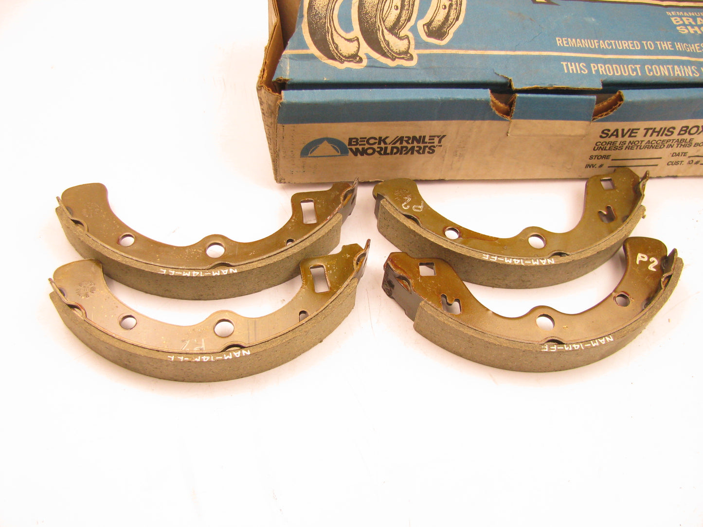 Beck Arnley 081-1950 Rear Drum Brake Shoes For 1980-1981 Honda Civic
